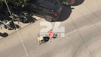 Δείτε-βίντεο:-Κάλυψαν-με…-καρέκλες-τρύπα-σε-δρόμο-στο-Ηράκλειο