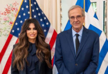 Η-Κίμπερλι-Γκιλφόιλ-συναντήθηκε-με-τον-Αντώνη-Σαμαρά,-δείτε-φωτογραφία