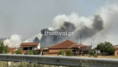 Φωτιά-στη-Νέα-Καλλικράτεια-της-Χαλκιδικής:-112-για-εκκένωση-των-περιοχών-Αμπελάκια-και-Κηπούπολη