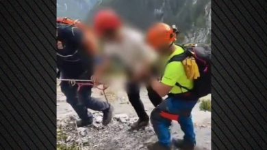 Επιχείρηση-διάσωσης-34χρονου-στον-Όλυμπο-–-Μεταφέρθηκε-με-ασφάλεια-και-τον-παρέλαβε-το-ΕΚΑΒ