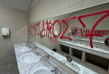 Ολυμπιακός-–-Εφές:-Συνθήματα στις-τουαλέτες-της-sunel-arena-από-τους-οπαδούς-των-«ερυθρολεύκων»