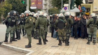 Συγκέντρωση-διαμαρτυρίας-στη-Θεσσαλονίκη-για-την-ομιλία-Κασιδιάρη,-δείτε-βίντεο